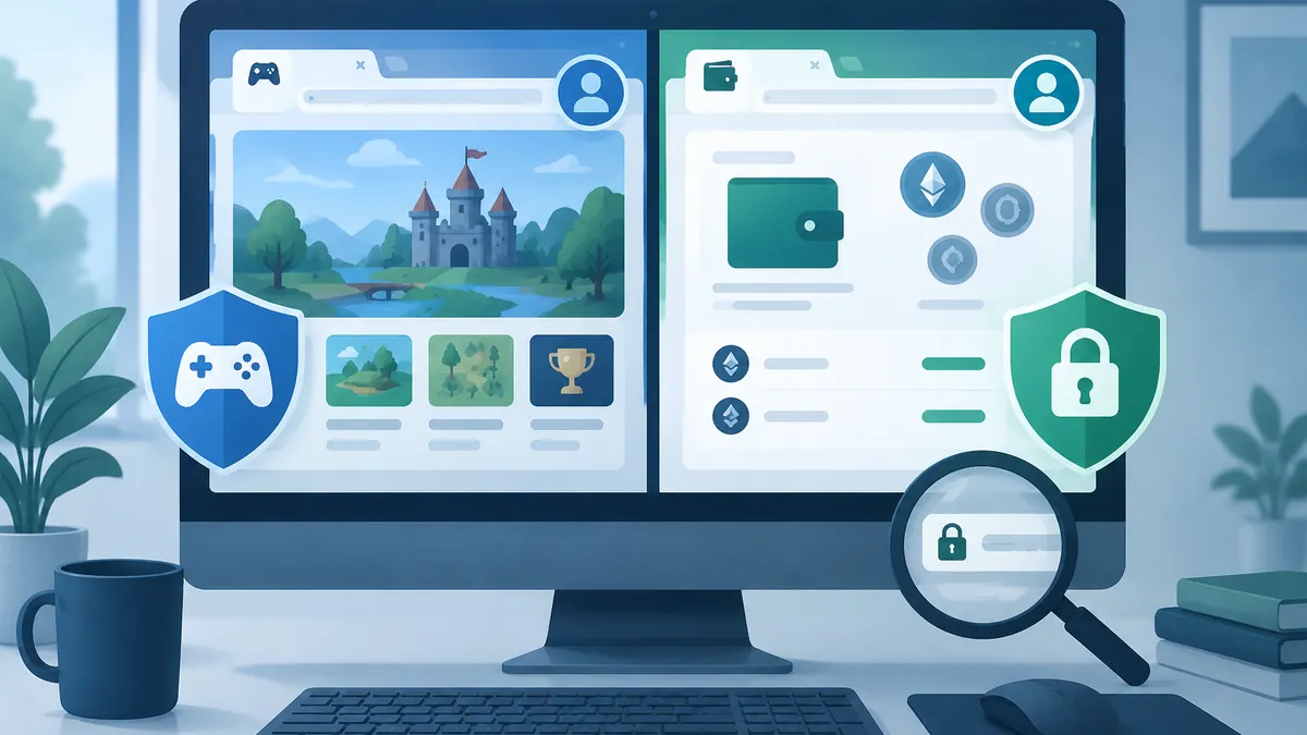 Crypto Wallet Safety for Browser-Game Players: Separate Sessions, Extensions and Sign-In Habits